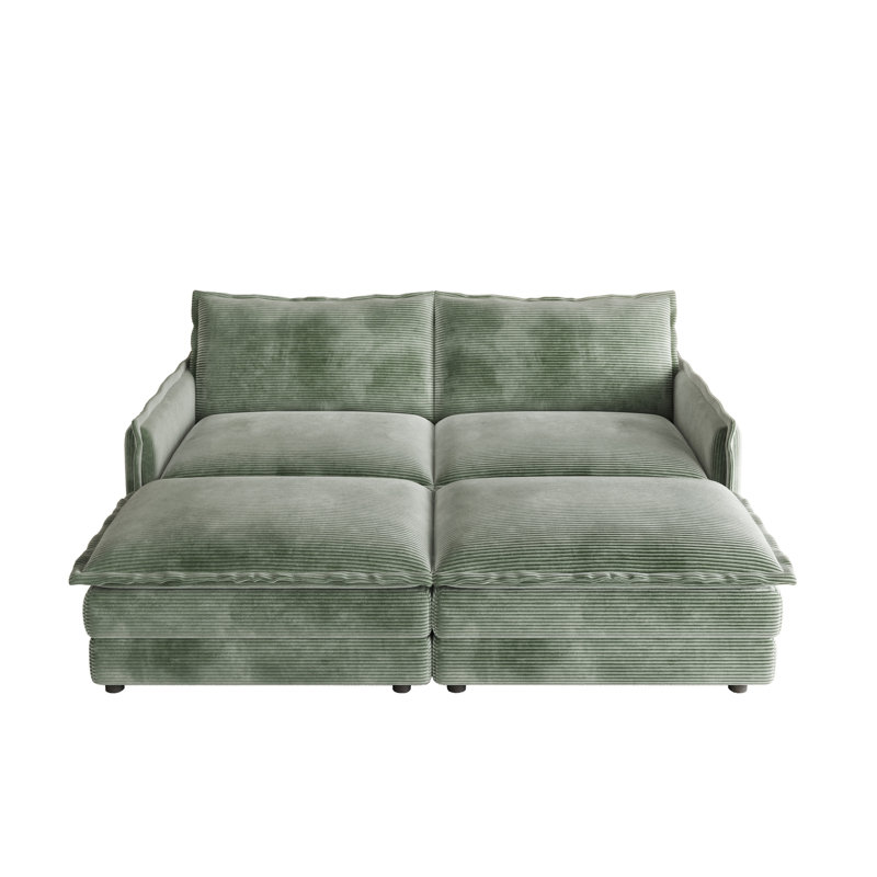 Flâneuse rembourrée, Vert