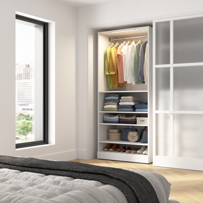 Tour modulaire Florence avec système d'éclairage à DEL et tablettes