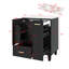 Meuble-lavabo de 24 po avec évier - offre un support de porte et un panier à deux niveaux-1550826395