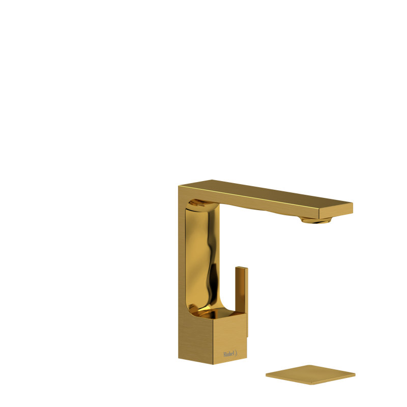 Reflet Single Handle Lavatory Faucet, Brushed Gold