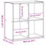 Selven 68.5cm H x 68.5cm W Bookcase-1717695698