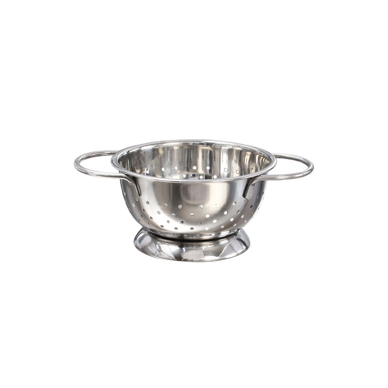Buckingham Stainless Steel Colander Hemisphere Strainer 7.2 Litres, 7.8cm H x 17cm W x 14cm D