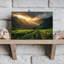 Sunlit Mountain Vineyard Dramatic Peaceful Serene Landscape Mountain, impression murale-1495287139