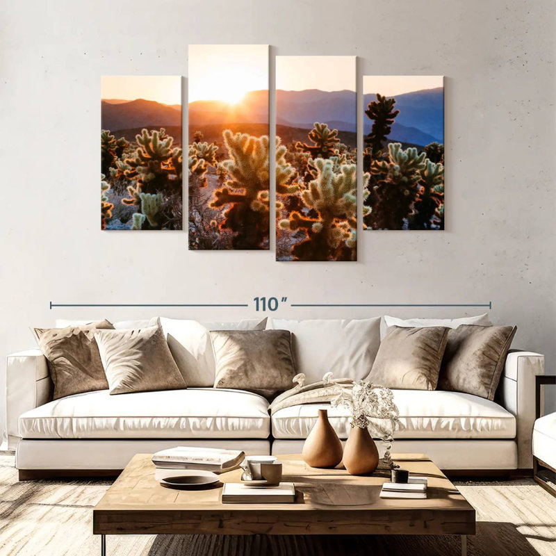 Harnek Cactus Garden, 54" H x 84" W