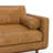 Morrison Mid Century Left Sectional 102 inch Wide Sofa Sectional in Sienna Brown Top Grain Genuine Leather-1979831995-1976233567