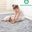Tapis argenté - teinté, ne perd pas ses poils pour une chambre de bébé élégante, un dortoir, un bureau, une cuisine de salle à manger avec décoration-236152037