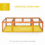 Cage à lapins en bois Pawhut-64248420