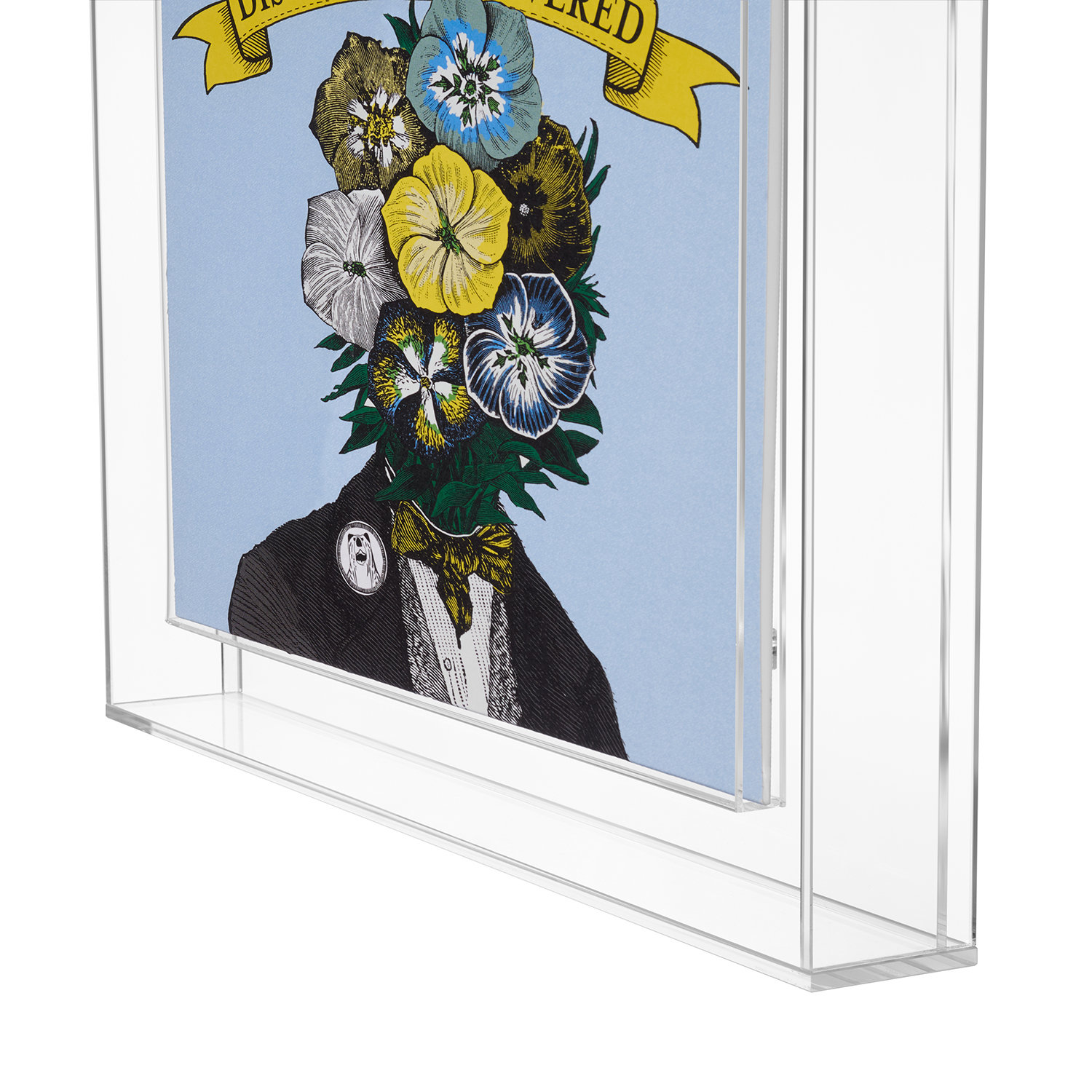 Acrylic Picture Frame, 12" x 12”, Clear