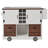 54" Farmhouse Kitchen Island with Drop Leaf, Power Outlet, Kitchen Storage Cart with 2 Doors, 2 Drawers, Rolling Kitchen Island on 4 Large Wheels with Spice Rack-485451209