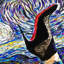 «Starry Night Stilettos» par Vincent Van Gogh - reproduction non encadrée-1788295361