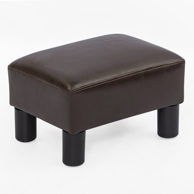 Rayna Faux Leather Ottoman