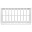 Cadre de lit suspendu en bois d'acacia avec lit simple et balancelle moderne en bois d'acacia TopMAX avec cordes en chanvre de 16,4 pi pour le jardin, la cour, blanc-1570113277