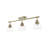 Iftimie 3-Light Semi-Flush - Track Light with Clear Glass-1141845026