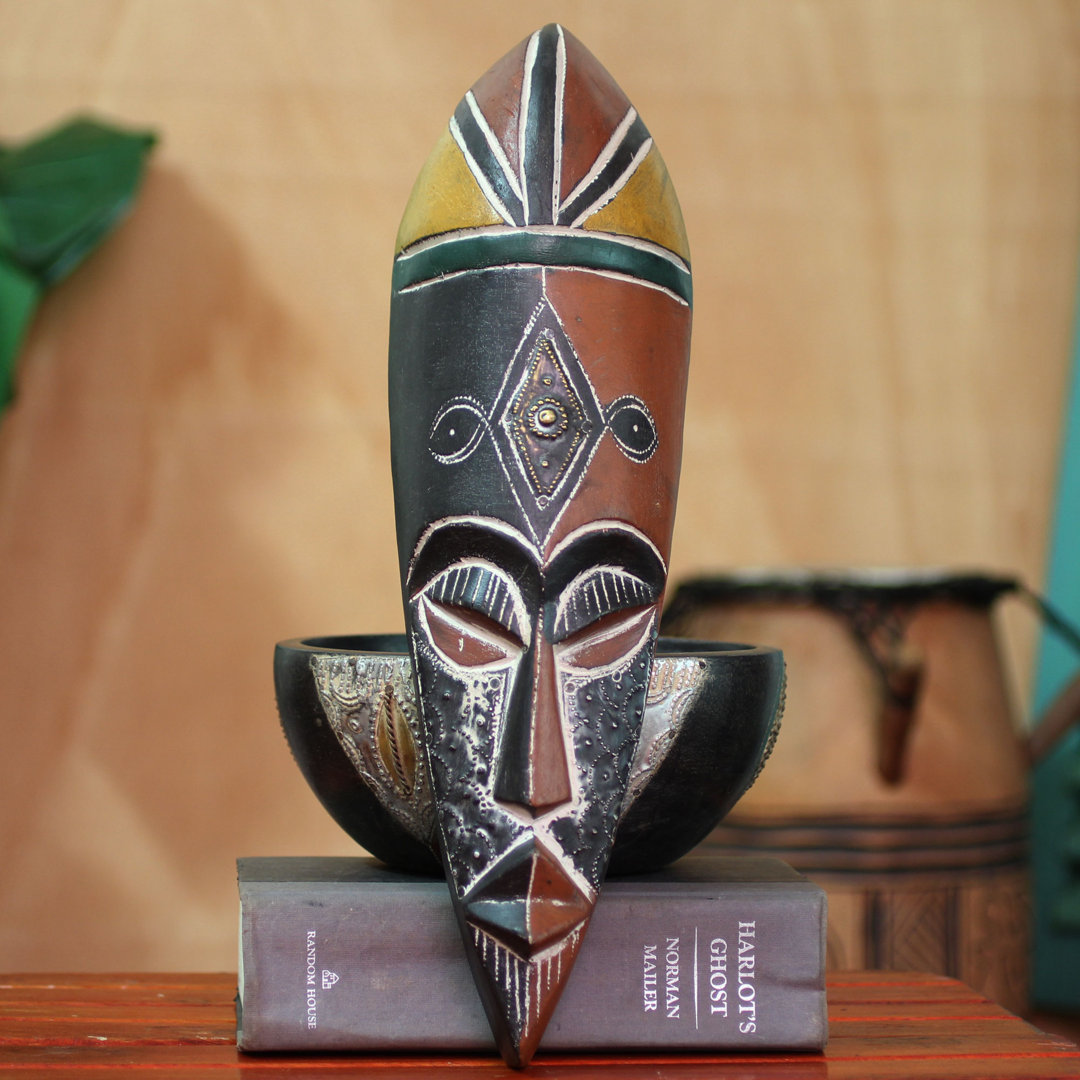 Handmade Boho People Wall Decor on Solid Wood World Menagerie