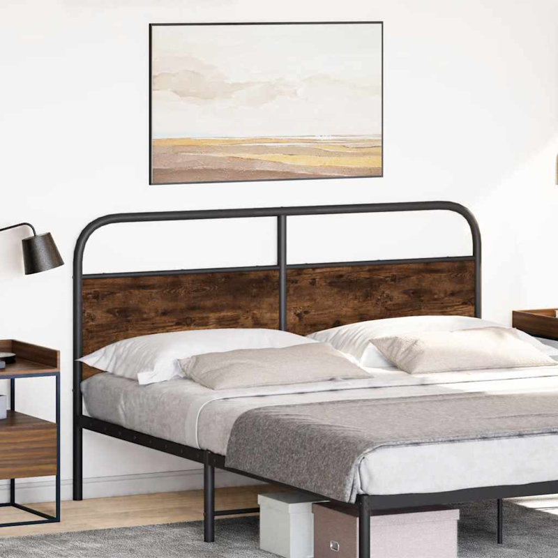 Bearnice Replace Headboard, European Kingsize (160 x 200cm), Smoked Oak