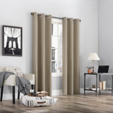 Wayfair Basics® Thermal 100% Blackout Grommet Curtain Panel