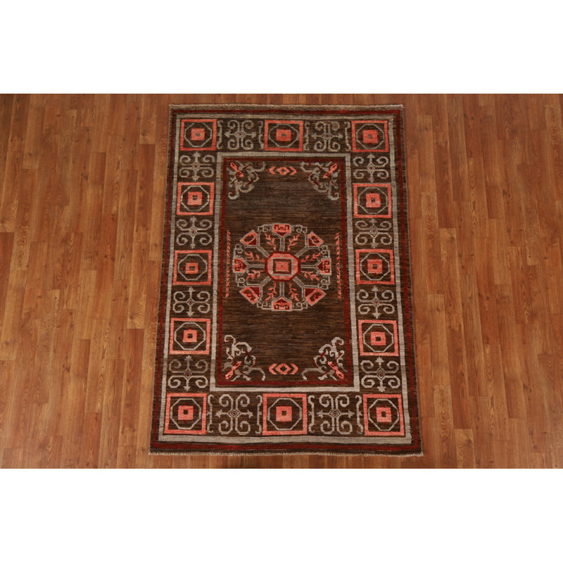 Tapis brun Gabbeh