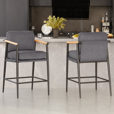 Atik Upholstered Counter Stool