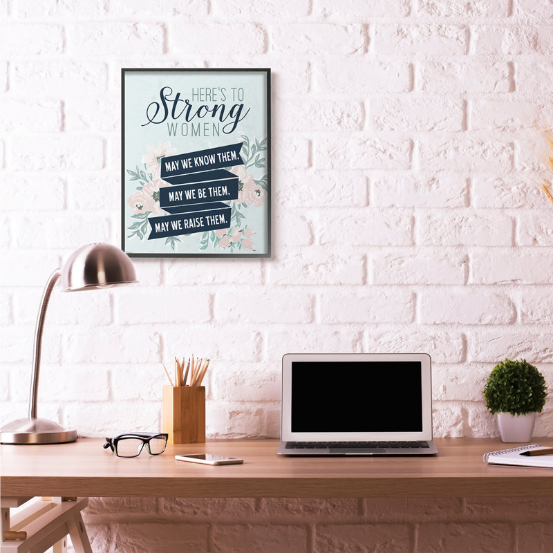 « strong féminins inspiration style » par gigi louise, impression, Giclée encadrée noir minuit, H 30 po x l 24 po x P 1,5 po