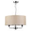 Durham 3 - Light Drum Shade Chandelier-1407331172