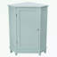 Armoire de salle de bain Armoire de rangement de coin triangulaire avec tablette ajustable-394538173