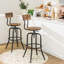 Lesse Swivel Adjustable Height Counter Stool