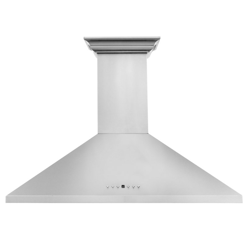 36" Crown Sound 400 CFM Convertible Wall Mount Range Hood in Stainless Steel with Wi-Fi