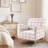 29" Wide Soft Plaid Fabric Accent Chair With Solid Wood Legs-120329946