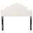 Elegant and sophisticated upholstered headboard with nailhead trim-804279226
