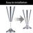 Tabletop Metal Wedding Flower Trumpet Vase-1672850925
