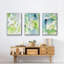 Rising Above I - Ensemble de 3 reproductions encadrées sur toile-91887177-91887176