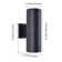 Rambert Matte Black 2 - Bulb 11.97" H Outdoor Wall Lantern with Dusk to Dawn