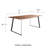 Sherborn Metal Base Dining Table