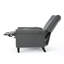 Fauteuil inclinable manuel standard avec mécanisme de poussée et conception compacte