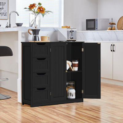Marbeth 32″ L × 12″ W × 33″ H Bathroom Cabinet with 4 Drawers