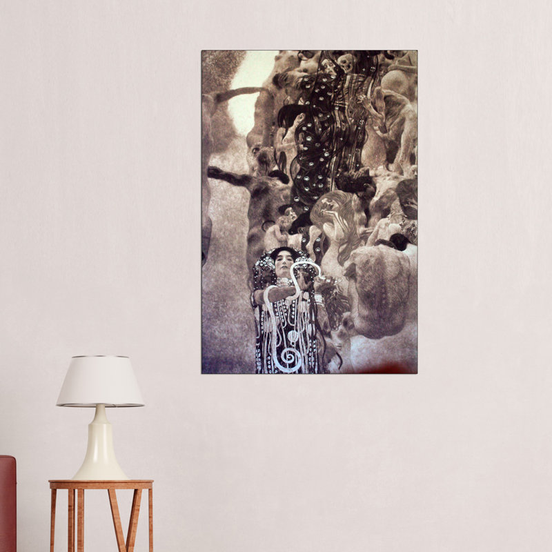 Gustav Klimt - Wrapped Canvas Painting, 90cm H x 60cm W x 1.8cm D
