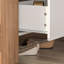 Bureau de coiffeuse convertible avec rangement réglable et tiroirs de rangement, coiffeuse de chambre peu encombrante