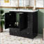 Armoire de meuble-lavabo autoportante de 36 po de style Shaker avec lavabo, 4 tiroirs à fermeture douce et 2 portes à fermeture douce