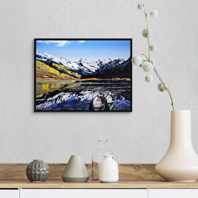 Reproduction d’art sur toile, "vail Canoe" par David Shingler