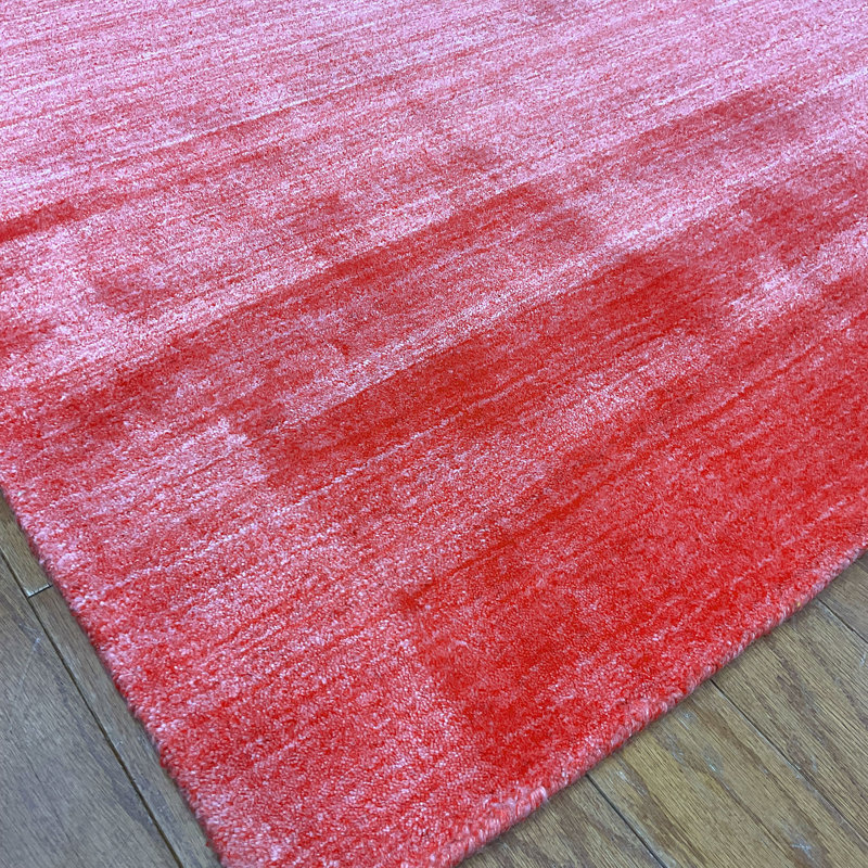  Handmade Modern Gabbeh Bamboo Silk Rug, Rectangle 3 pi x 5 pi