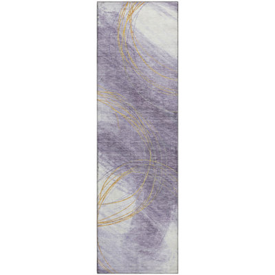 Premium Machine Washable Mayfield AMF2396 Abstract Rug