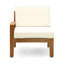 Ensemble de canapés modulaires en bois à 5 places Grenade, beige-2113516750
