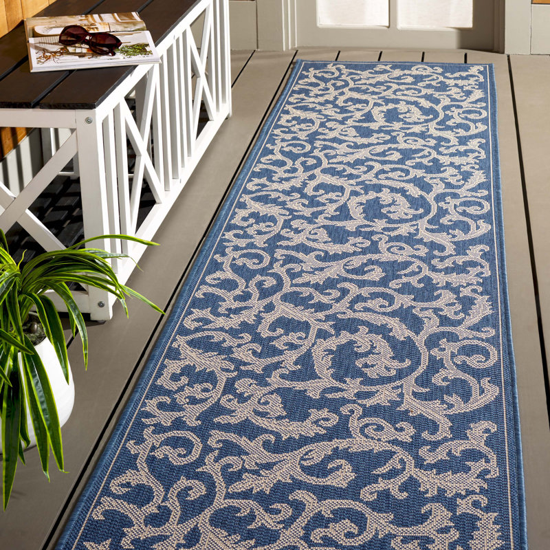 Carolino Performance Floral Indoor/Outdoor Area Rug, Runner 2'3" x 10'