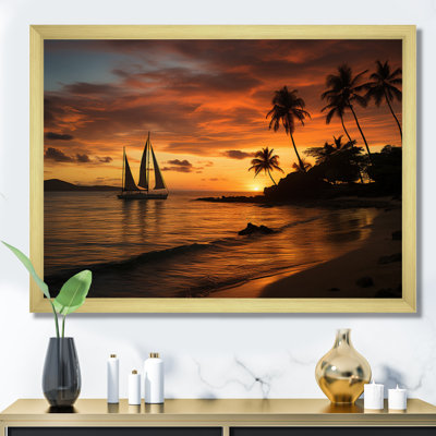 " Caraibe Island Sunset VI "