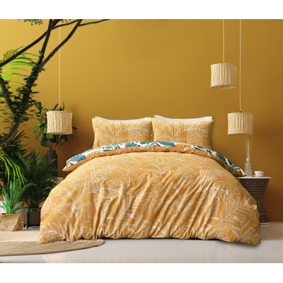 Profile Polyester Floral Duvet Cover Set with Pillowcases Included