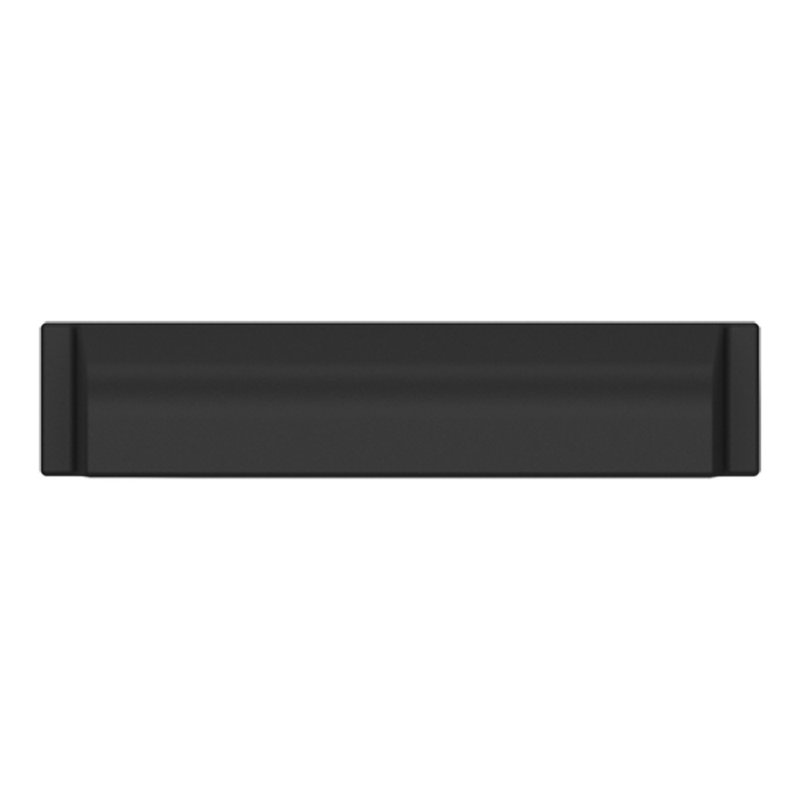 4422 Transitional Cup Pull, 6" CTC, Satin Black
