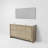 Lafarre 60" Double Bathroom Vanity Set with Mirror-113107984-113107986