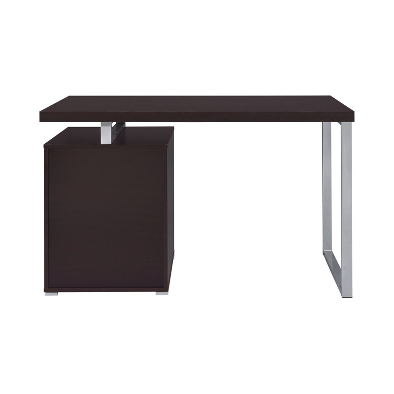 Effrosini Writing Desk, Brown/White