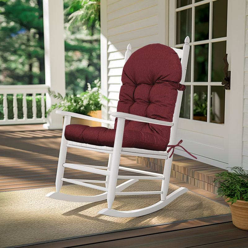 Adirondack Chair Cushion Rocking Chair Cushion Non-Slip Tufted Indoor/Outdoor Rocking Chair Cushion, Gray