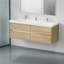 Meuble-lavabo mural avec lavabo, armoire de rangement flottante avec comptoir en résine de pierre et tiroirs à fermeture en douceur-1960874692